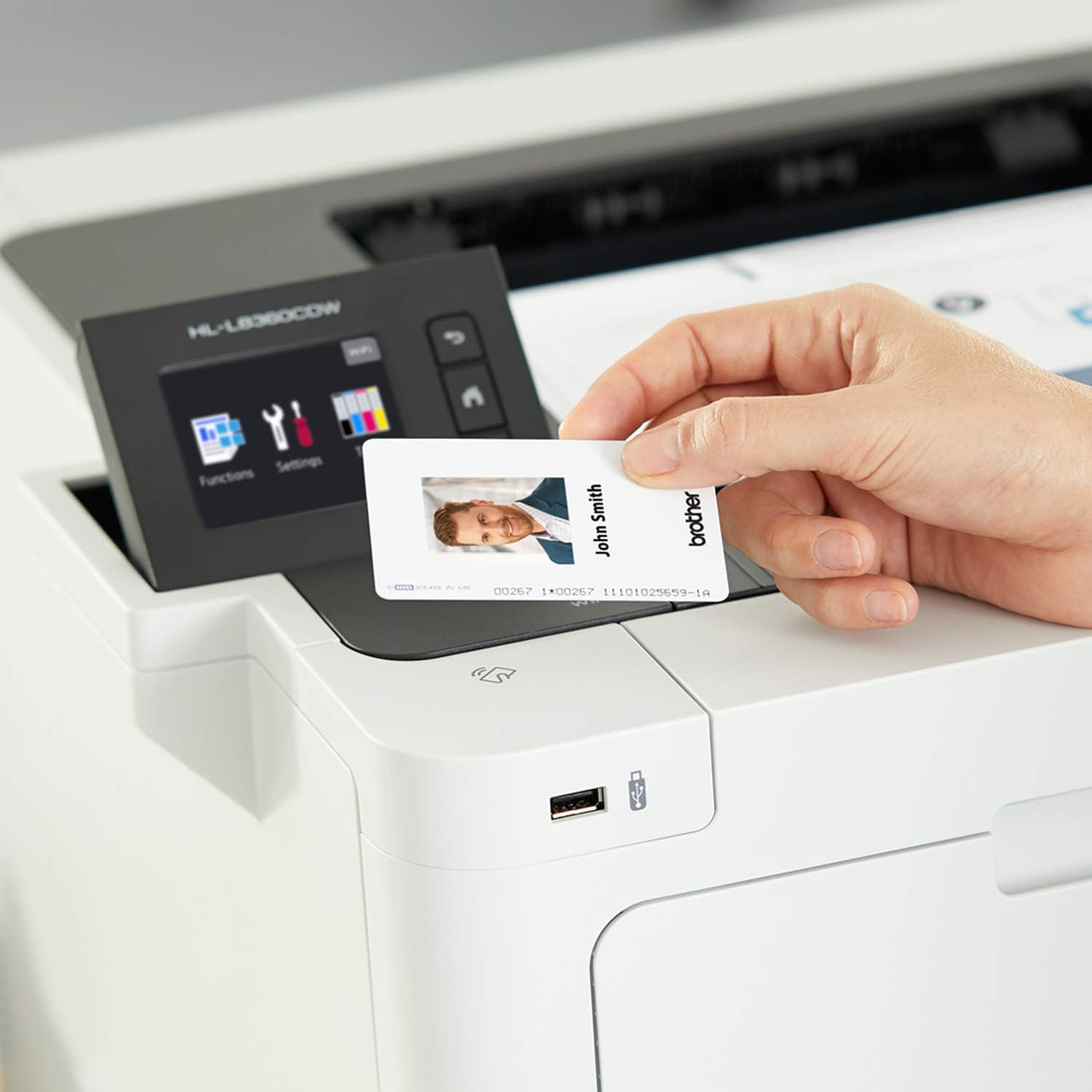 Brother Business Color Laser Printer, HL-L8360CDW, Wireless Networking, Automatic Duplex Printing, Mobile Printing, Cloud printing,  Dash Replenishment Ready,White - Image 6